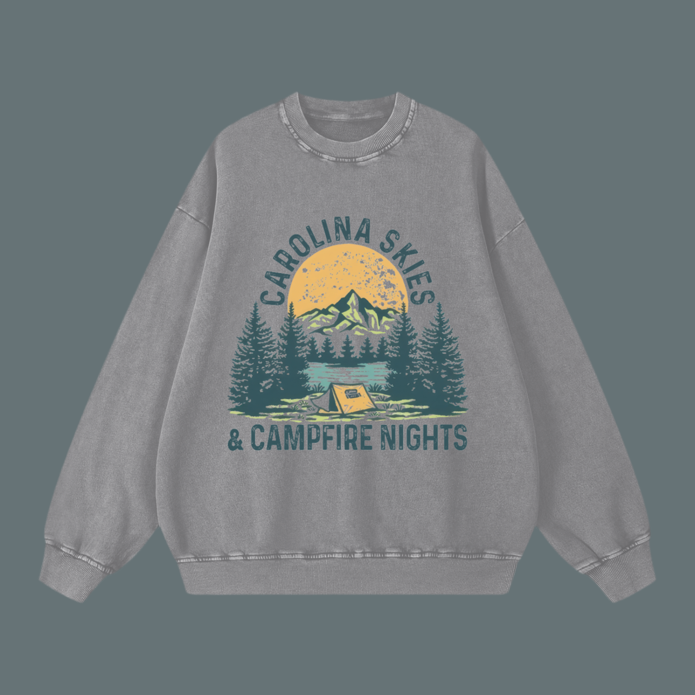 Snow Washed Oversized Sweatshirt