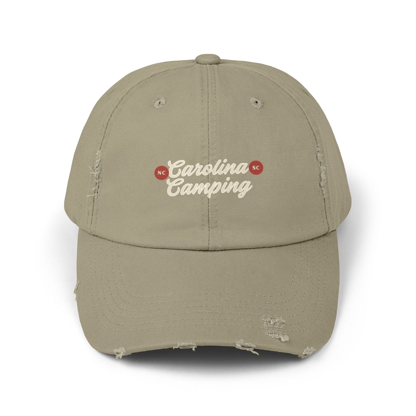 Unisex Distressed Cap for Camping Adventurers, Outdoor Gear, Hiking Hat, Casual Wear, Gift for Nature Lovers