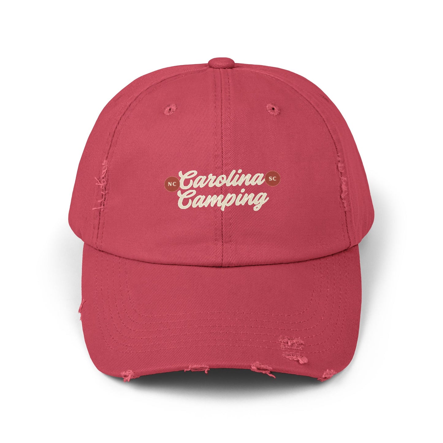 Unisex Distressed Cap for Camping Adventurers, Outdoor Gear, Hiking Hat, Casual Wear, Gift for Nature Lovers