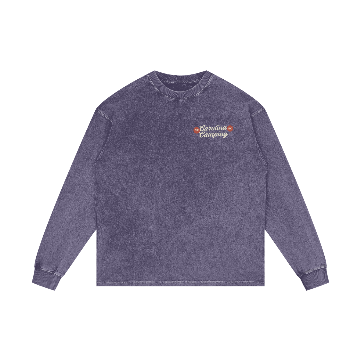 Acid Wash Oversize Long Sleeve T-Shirt
