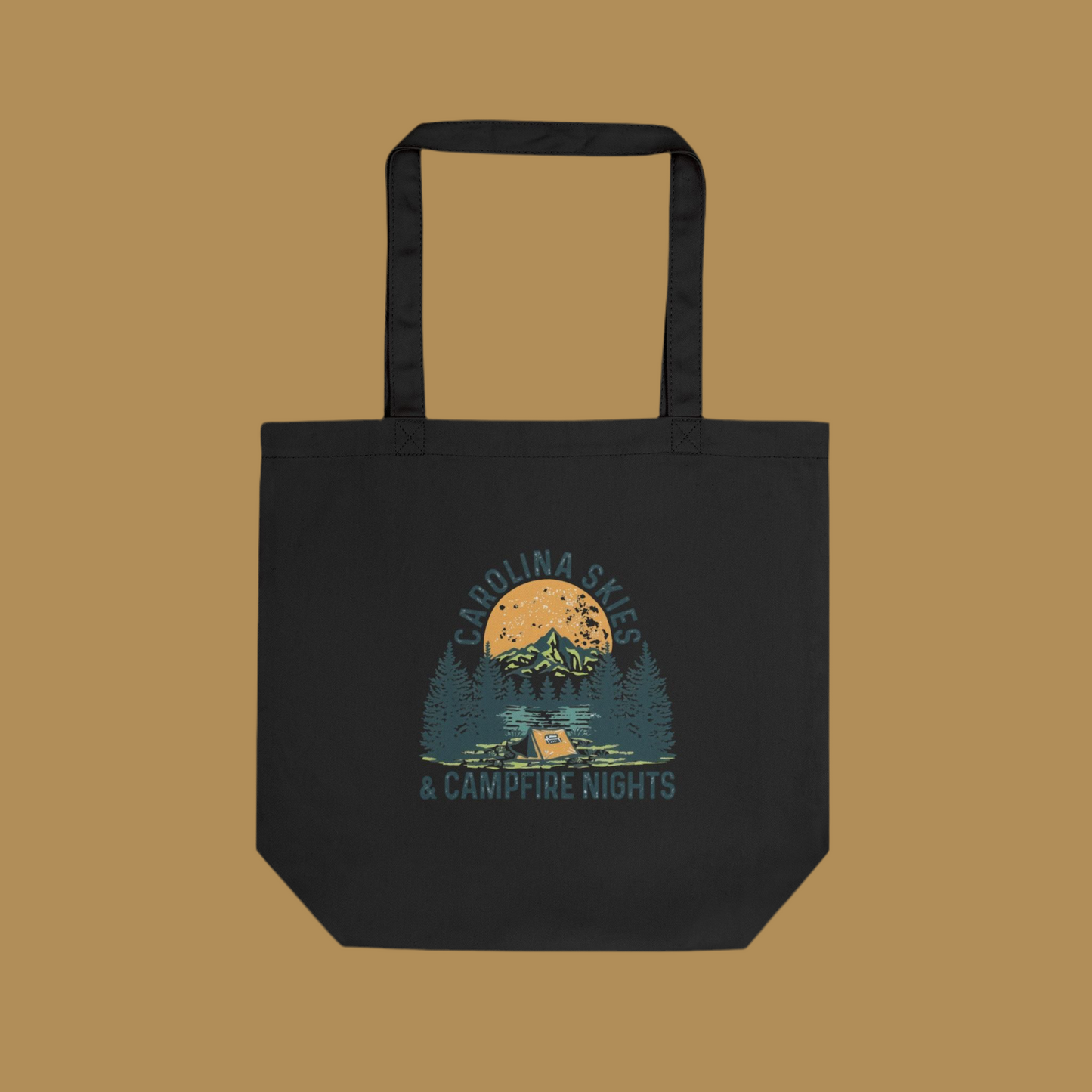Carolina Skies Nature-Inspired Eco Tote Bag for Outdoor Lovers, Reusable Shopping Bag, Camping Gift, Eco-Friendly Travels, Eco-Conscious Tote