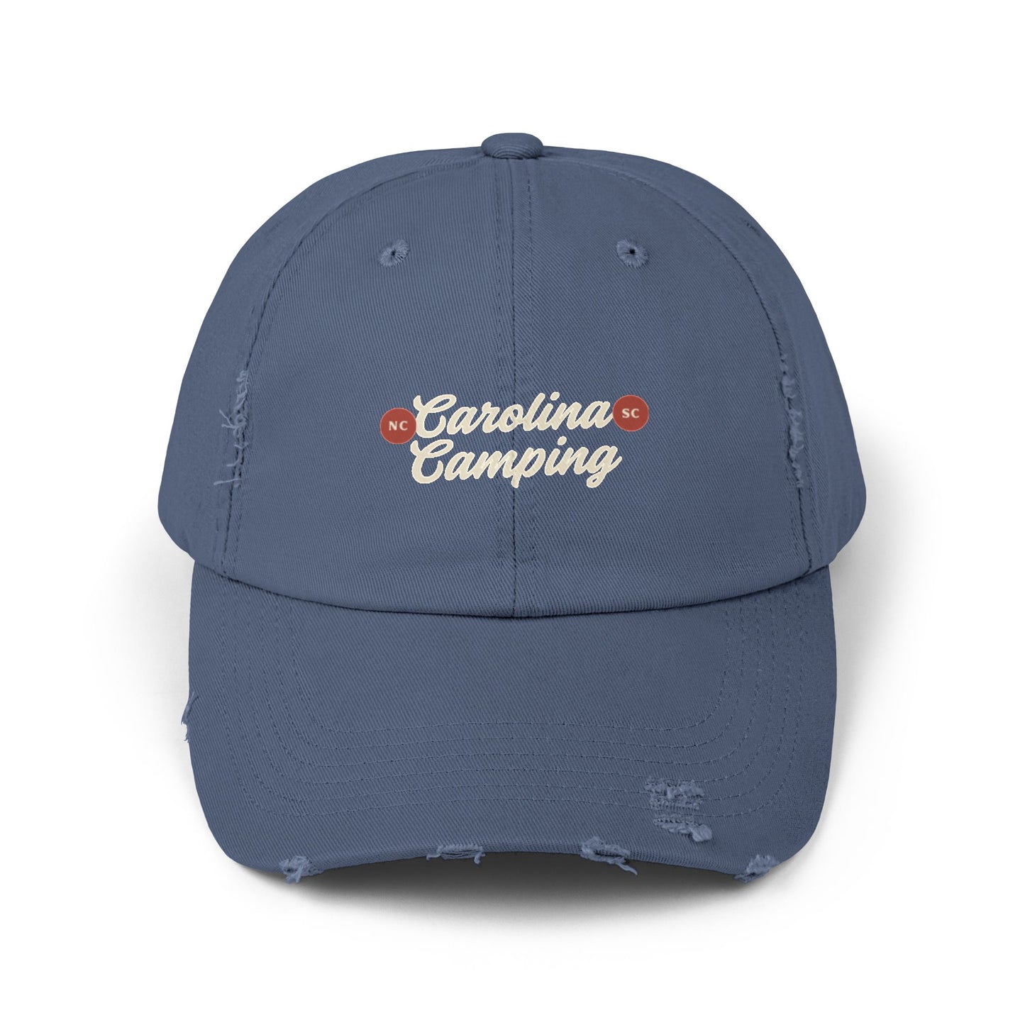 Unisex Distressed Cap for Camping Adventurers, Outdoor Gear, Hiking Hat, Casual Wear, Gift for Nature Lovers