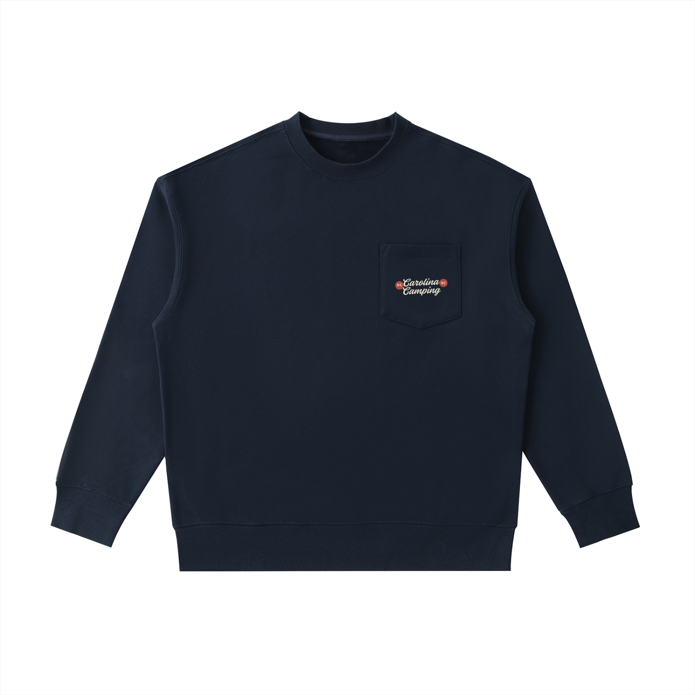 Heavyweight Patch Pocket Crewneck Sweatshirt