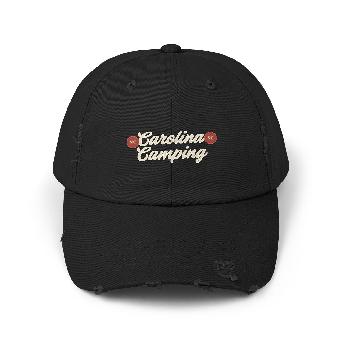 Unisex Distressed Cap for Camping Adventurers, Outdoor Gear, Hiking Hat, Casual Wear, Gift for Nature Lovers