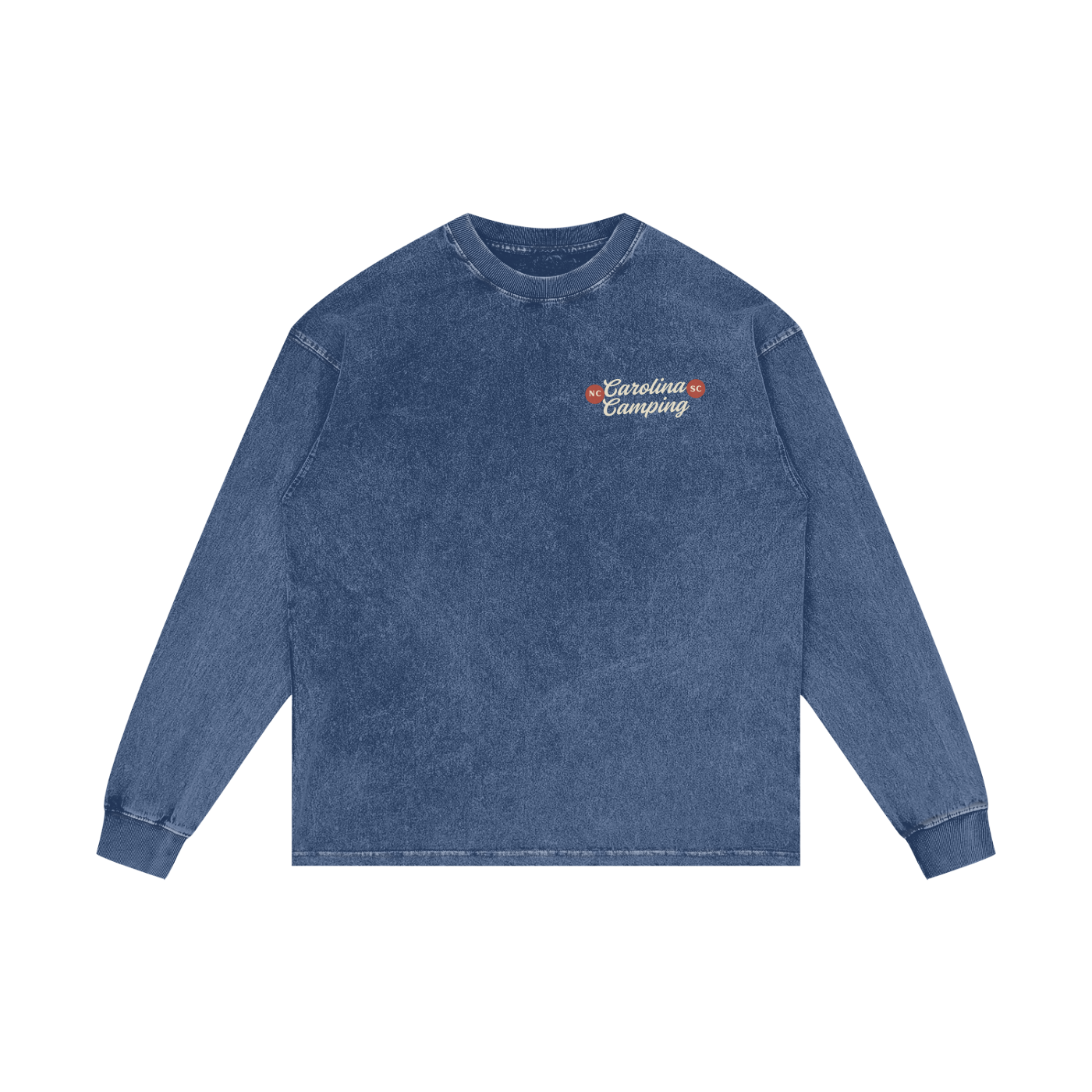 Acid Wash Oversize Long Sleeve T-Shirt