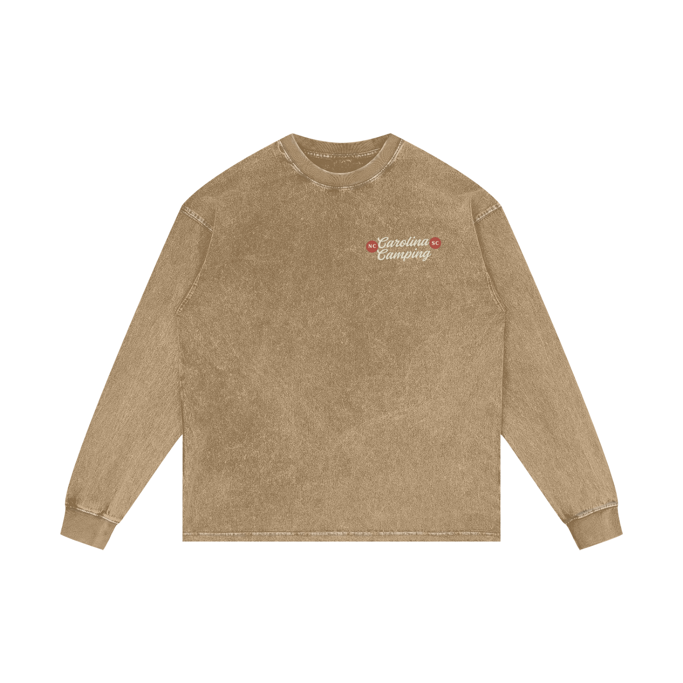 Acid Wash Oversize Long Sleeve T-Shirt