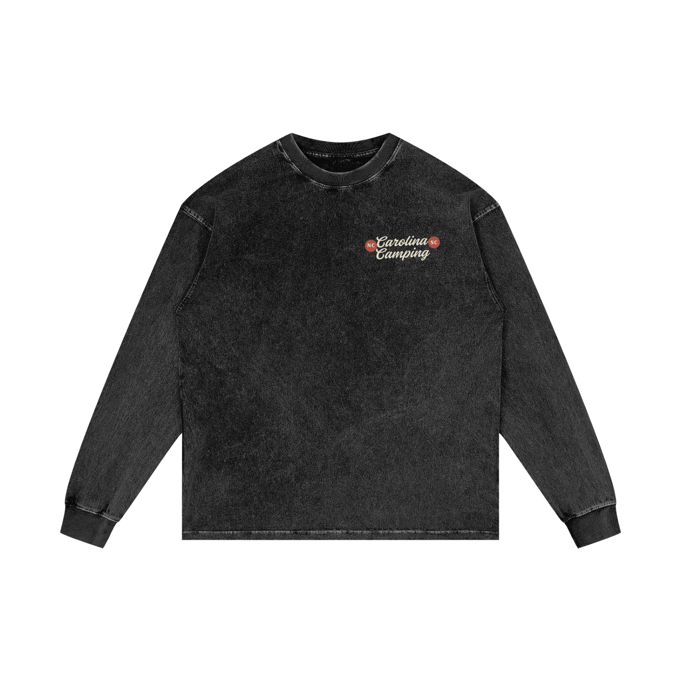 Acid Wash Oversize Long Sleeve T-Shirt