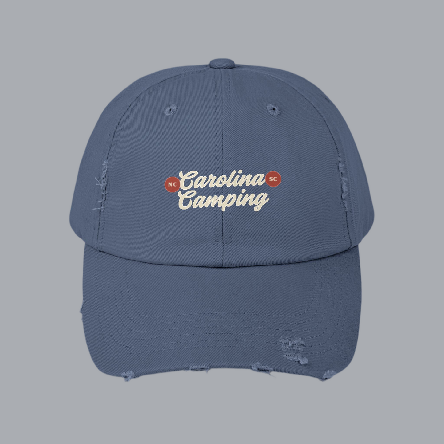 Unisex Distressed Cap for Camping Adventurers, Outdoor Gear, Hiking Hat, Casual Wear, Gift for Nature Lovers