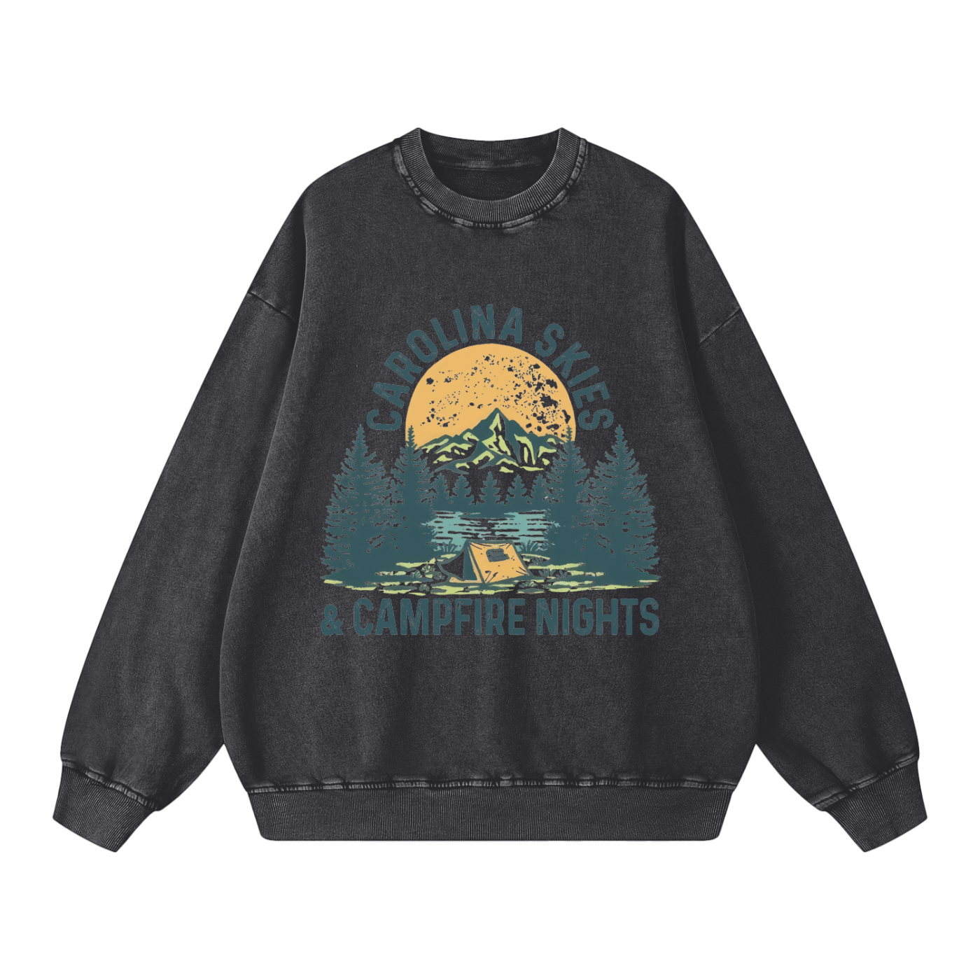 Snow Washed Oversized Sweatshirt